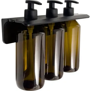 Dávkovač mýdla Ruční nástěnný dávkovač mýdla Gedy 1500 ml, hnědý, černý