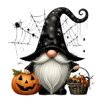 Nášivka Nažehlovací obrázek - skřítek čaroděj (21,2 x 22,0 cm)