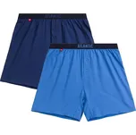 Atlantic Sada pánských bavlněných boxerek - 2 ks 2MBX-025/25 A'2 S-2XL Velikost: XL, Barva: tmavě modrá/modrá