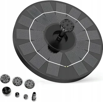 Zahradní dekorace Dekorativní solární plovoucí fontána do zahrady s čerpadlem vody (16 cm)