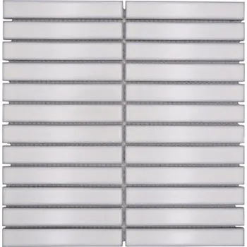 Obklad Keramická mozaika, keramická dlaždice stříbrné lesklé proužky