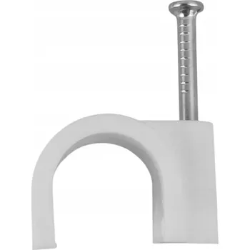 kabelová chránička Držák kulatého kabelu Roter 07847 bílý 12 mm