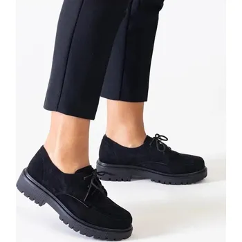 Dámské polobotky Solea polobotky z ekosuede- nízký střih- mandlový nos, 38 i240_206446_2:38