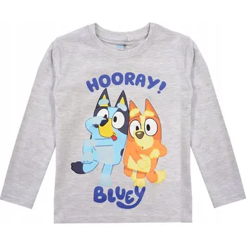 Chlapecké tričko EplusM dětské tričko s dlouhým rukávem bavlna šedé, velikost 116