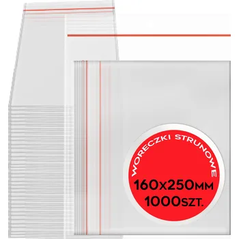 Sáček na potraviny Strunový sáček Ironpack LDPE 16x25 cm 40 μm 1000 ks