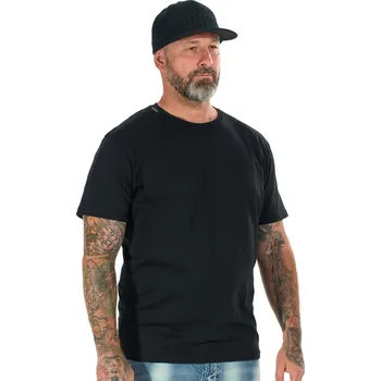 Pánské triko BASIC VI - elastan BLACK / 6XL