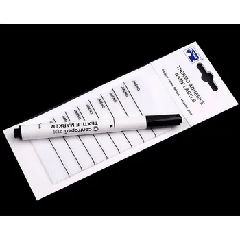 Nažehlovací štítek s popisovačem na látky, 050592