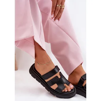 Dámské sandále Pantofle na platformě Step in style z přírodní kůže, 36 i240_212598_2:36