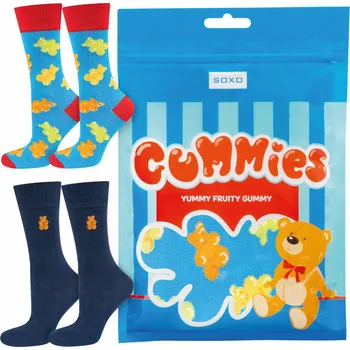 Pánské ponožky SOXO pánské ponožky 2-balení gummiesových želé