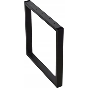 Obraz KOVÁNÍ, KOVOVÉ NOHY K LAVICI SKŘÍŇKY 40x40 CM ČERNÉ 4x2 CM LOFT INDUSTRIAL 1 KS