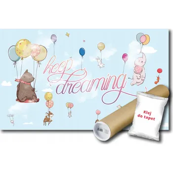 Fototapeta VLIESOVÁ FOTOTAPETA BALÓNKY ZVÍŘÁTKA 368x254