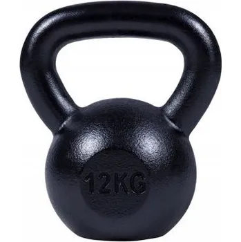 Kettlebell Gorilla Sports 12 kg černý