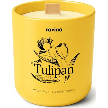 Svíčka RAVINA SÓJOVÁ VONNÁ SVÍČKA TULIPÁN 175G