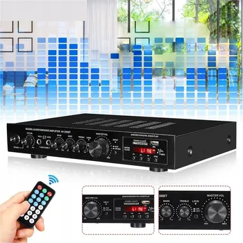 Hi-Fi komponenty STEREO ZESILOVAČ ZHANGLINER 300W HIFI BT-309A 12/220V FM USB SD BLUETOOTH