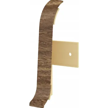 Levá koncovka, pravá koncovka Vilo PVC 3,5 x 55, délka 10 cm, dub