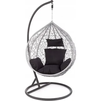 Křeslo Houpací křeslo Halmar černé