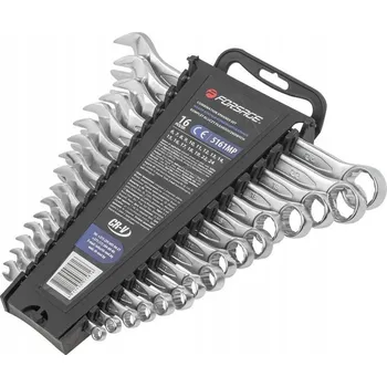 Klíč OBOUSTRANNÉ OČKOPLOCHÉ KLÍČE 6-24 MM SADA 16 KUSŮ, VYSOKÁ KVALITA