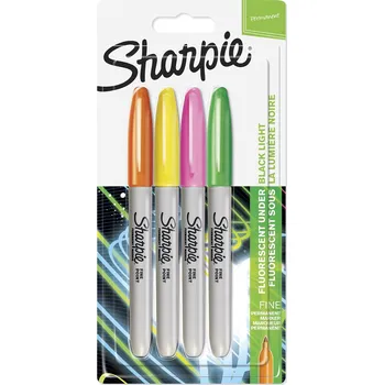 Permanentní popisovač Sharpie Fine NEON - blistr 4ks žlutý, růžový
