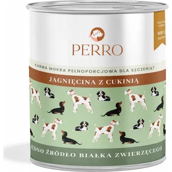 Krmivo pro psa Perro krmivo mokrá JUNIOR Jehněčí s cuketou monoproteinová 800g