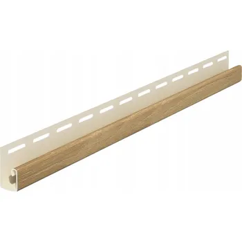 Obklad Fasádní obklad z PVC dąb jasny 305 x 5 x 30 mm