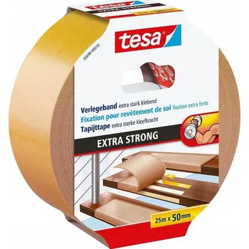 Lepicí páska Oboustranná lepicí páska Tesa 50 mm x 25 m na koberce a podlahové krytiny