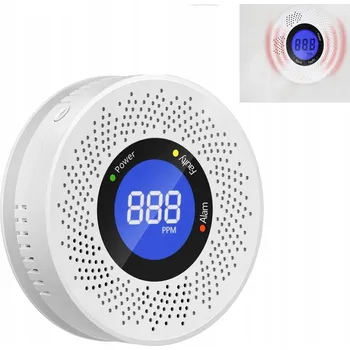 Bezpečnostní detektor INTELIGENTNÍ DETEKTOR OXIDU UHELANTÉHO A DETEKTOR TOXICKÉHO PLYNU CO