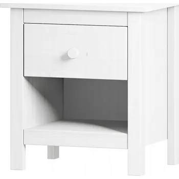 Konferenční stolek Stolek IDEA nábytek čtvercový 46 x 37 x 50 cm bílý