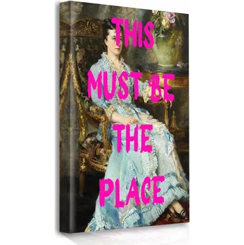 Obraz OBRAZ NA PLÁTNĚ VTIPNÉ TEXTY 50x70 DO OBÝVÁKU, LOŽNICE