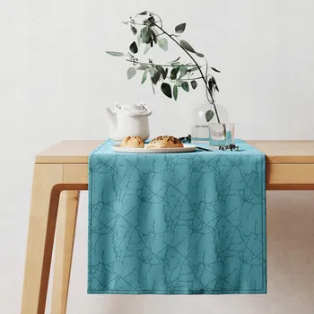 Obraz Běžec v odstínech modré 120 x 40 cm