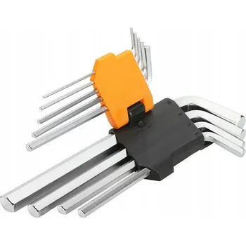 Vrták Imbusové klíče prodloužené 9 ks 1.5, 10 mm 20048