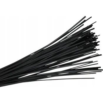 Organizace kabelů VÁZACÍ DRÁT PRO KABELY 100 KS 20 cm ČERNÝ