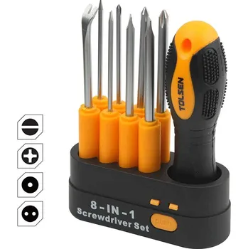 Šroubovák Šroubovák s bity Tolsen, sada 9 kusů
