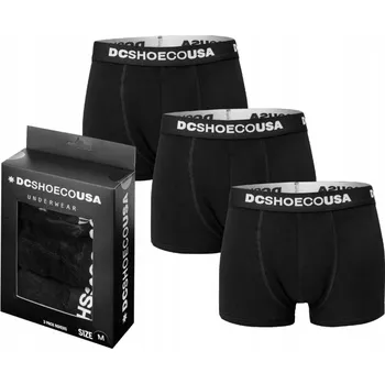 Boxerky Pánské boxerky DC Shoes 3-pack DC-B2 černé XXL