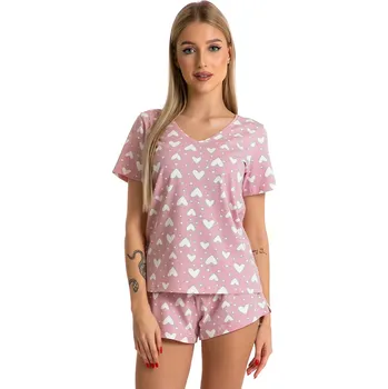 Dámské pyžamo Piu Bella PKK-43 barva:růžová 38