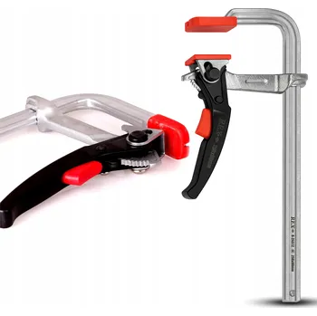 Truhlářská svěrka TRUHLÁŘSKÁ SVĚRKA 80 x 250 mm OCELOVÁ KOVANÁ + ZÁPADKA R-24512