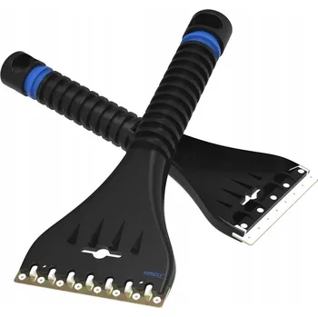 Autoškrabka AUPROTEC Škrabka na sklo z mosazi s protiskluzovou rukojetí