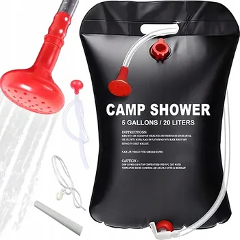 kempingová sprcha TURISTICKÁ SOLÁRNÍ SPRCHA PŘENOSNÁ POLNÍ POSTŘIKOVAČ 20 L KEMPINGOVÁ