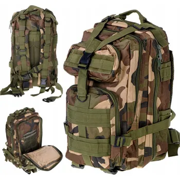 turistický batoh Vojenský Batoh Anytech Military Green Maskáčový Survival Batoh 20-40 l multicolor