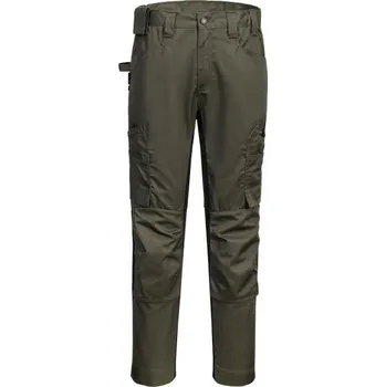 Pánské kalhoty PortWest | Kalhoty WX2 Eco Stretch Trade - Black/Yellow / 48 / 48 / černá