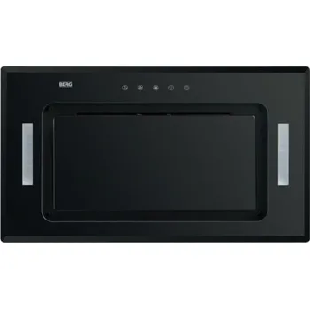 Digestoř Podskříňkový odsavač par Berg Maestro 52 černý sklo 650 m3/h 193 W