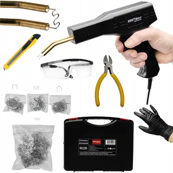 Svářečka Svářečka plastů, sada na svařování plastů Kraft&Dele 100W