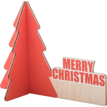 Vánoční dekorace Narkaus vánoční stromeček na stůl červená