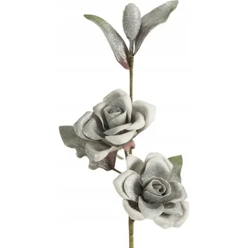 umělá květina Umělá květina dekorativní květina stříbrná 83 cm Eurofirany
