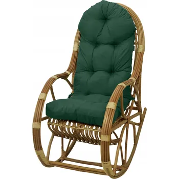 Polštář POLŠTÁŘ NA HOUDACÍ KŘESLO Z PŘÍRODNÍHO RATANU 130x50 cm