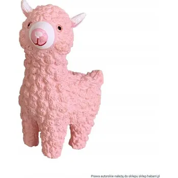 Lama figurka dekorativní žlutá/růžová 1 Ks.