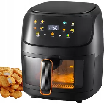 fritéza Horkovzdušná fritéza Linbox Air Fryer 5502 1400W 5l černá (černá)