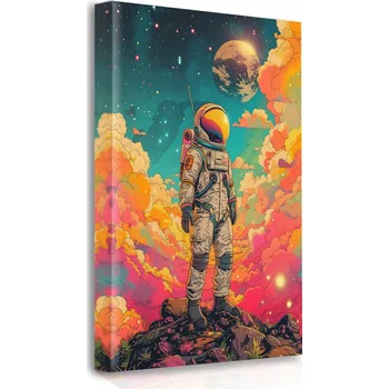 Obraz OBRAZ NA PLÁTNĚ ZOBRAZUJÍCÍ VESMÍR 50x70 DO OBÝVACÍHO POKOJE, LOŽNICE