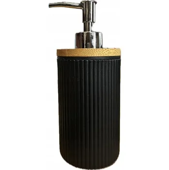 Dávkovač mýdla Ruční dávkovač mýdla stojací Smukee 300 ml černý