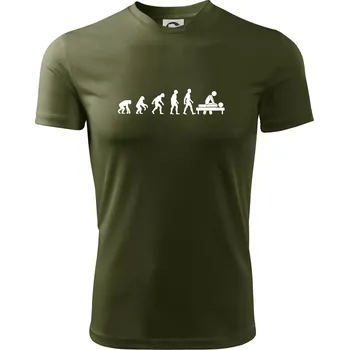 Pánské tričko Evoluce masáž - Pánské triko Fantasy sportovní (dresovina) - 2XL ( Military )