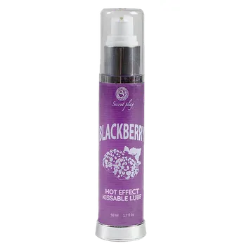 Intimní hygienický prostředek Secret Play Kissable Lube & Hot Oil Blackberry 50 ml
